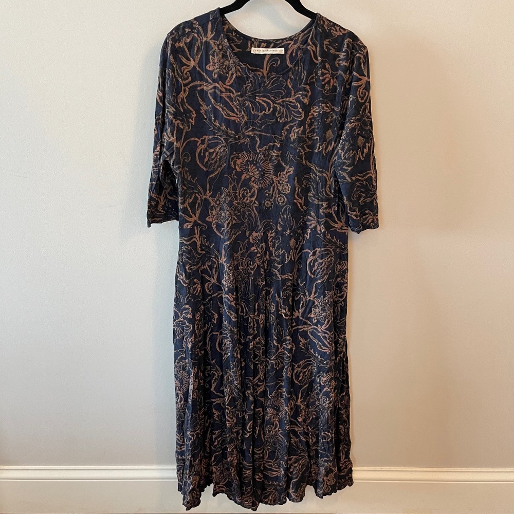 Peruvian Connection Midi Dress Size L